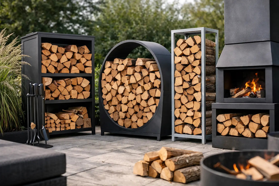 Holzlagerung Garten Metall richtig wählen