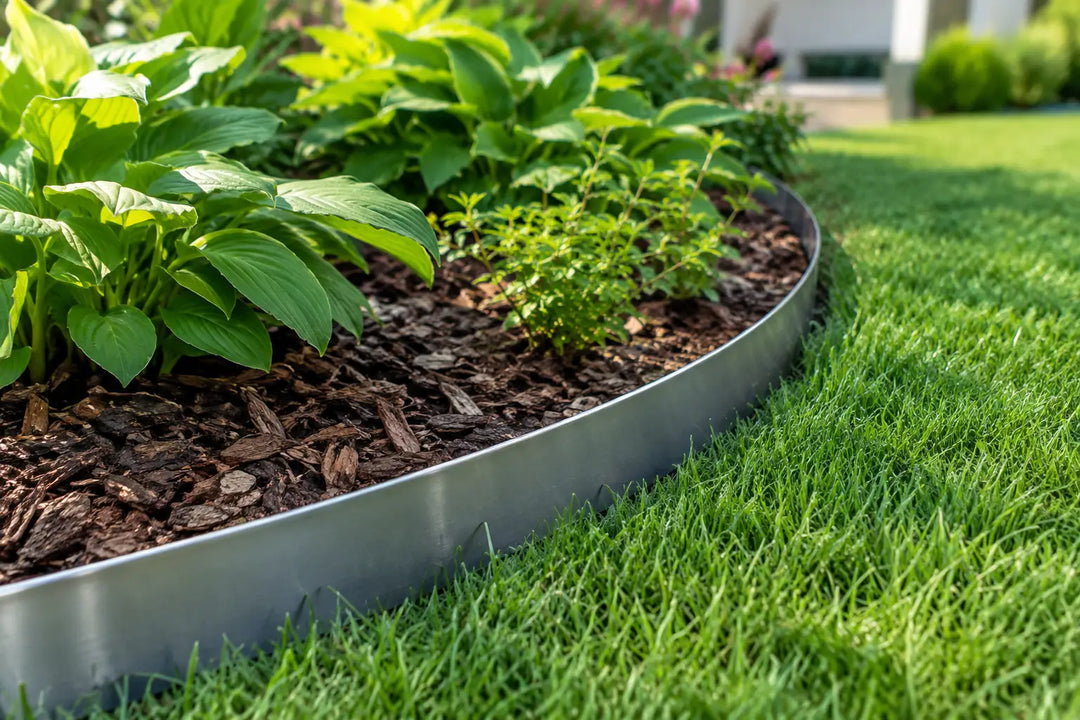 Beetkante aus Stahl Erfahrungen im Garten