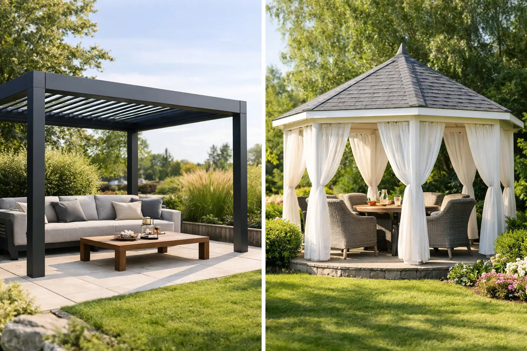 Pergola oder Pavillon - der Unterschied