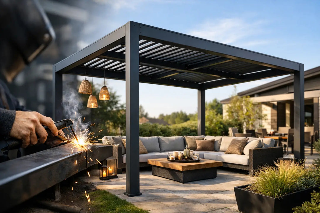 Handgefertigte Stahl-Pergola Bewertung