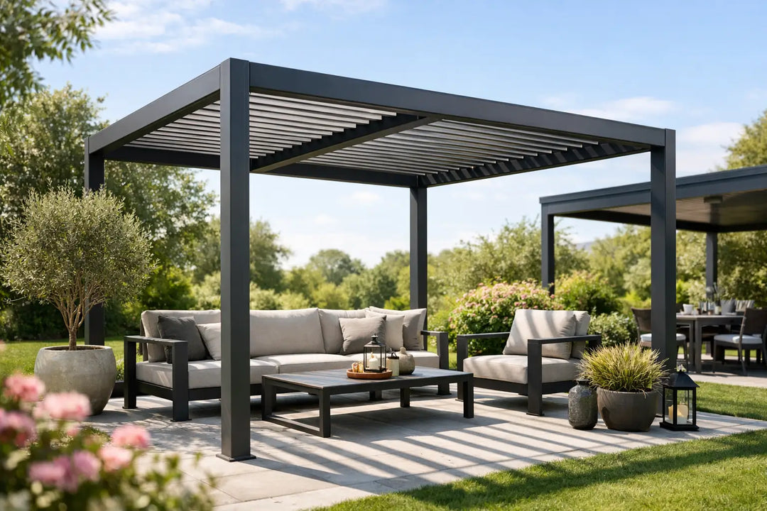 Metall Pergola für Garten und Terrasse