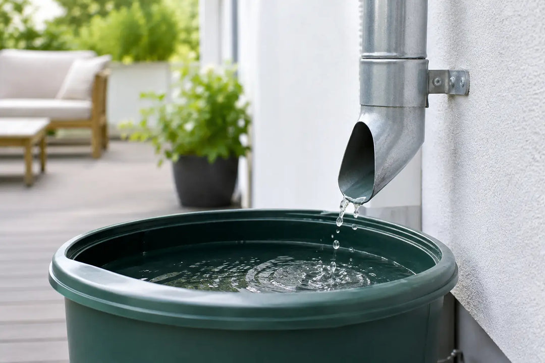 Rostwasser auf der Terrasse richtig auffangen