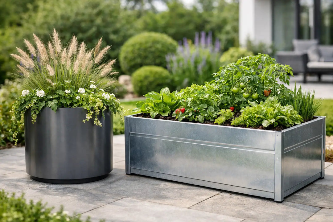 Pflanzkübel oder Hochbeet aus Metall wählen?