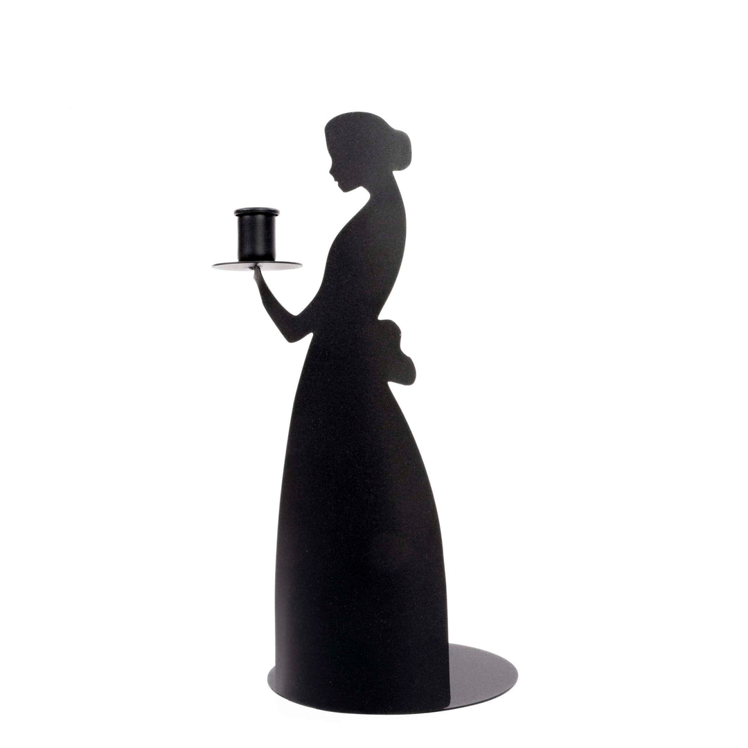 Kerzenständer „Lady Black“ – Eleganter Metall Kerzenhalter im modernen Design