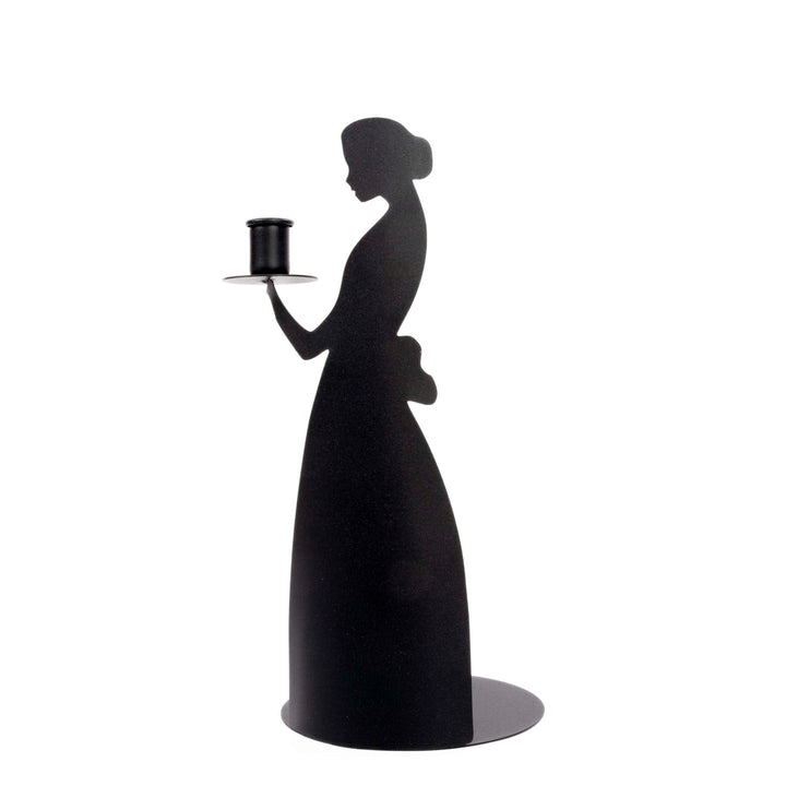 Kerzenständer „Lady Black“ – Eleganter Metall Kerzenhalter im modernen Design