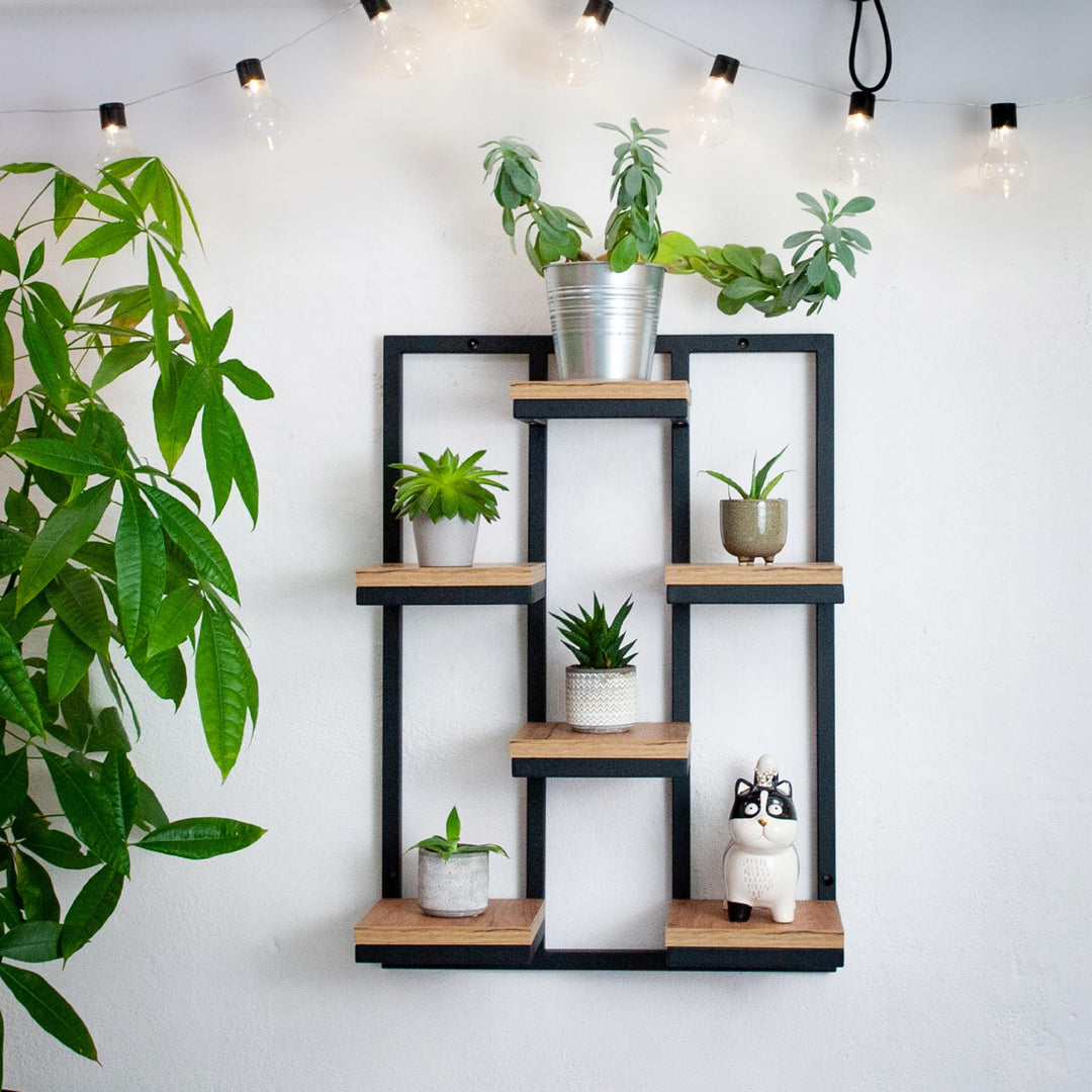 Blumenregal aus Metall – mehrstöckiges Pflanzenregal für Wand & Boden
