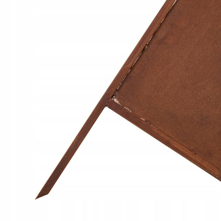 Sichtschutz Gartenpaneel Metall – Motiv Durchbrochenes Muster, 160 × 50 cm