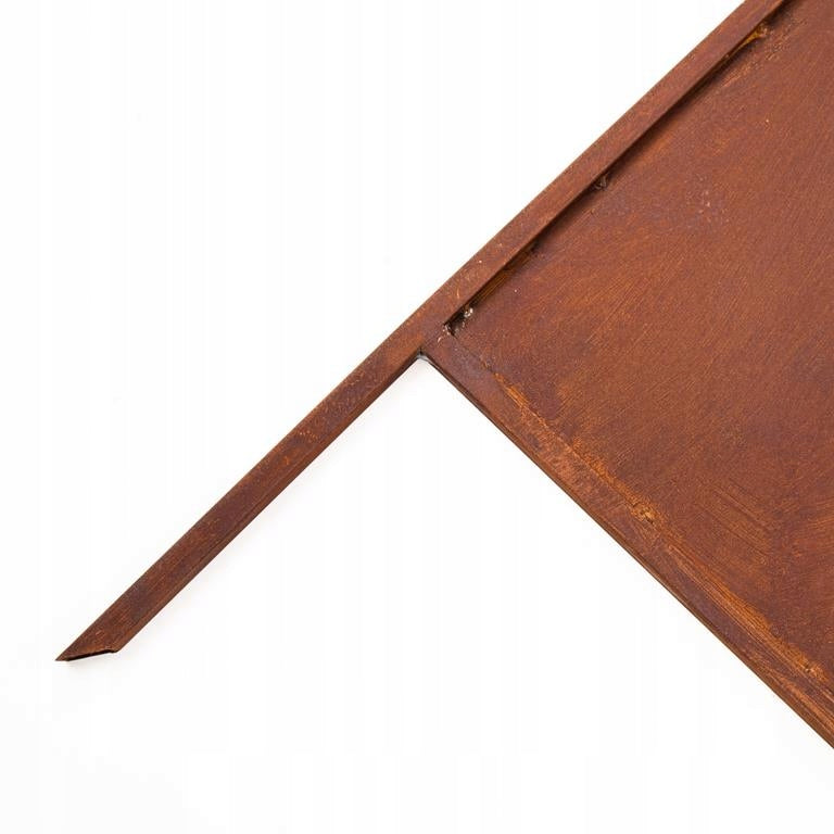 Sichtschutz Gartenpaneel Metall – Motiv Blumen, 160 × 50 cm