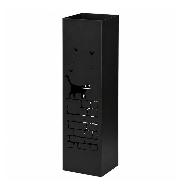 Metal Umbrella Stand – Umbrella Holder with Leaf Motif