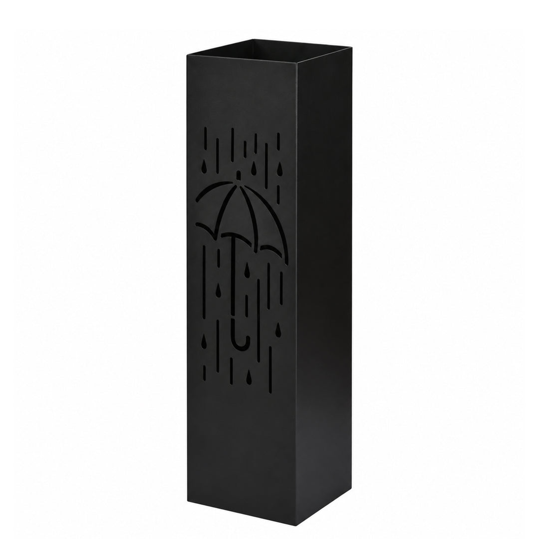 Metal Umbrella Stand – Umbrella Holder with Leaf Motif
