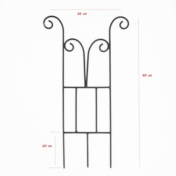 Rankgitter aus Metall – stabile Rankhilfe für Kletterpflanzen, 60 cm