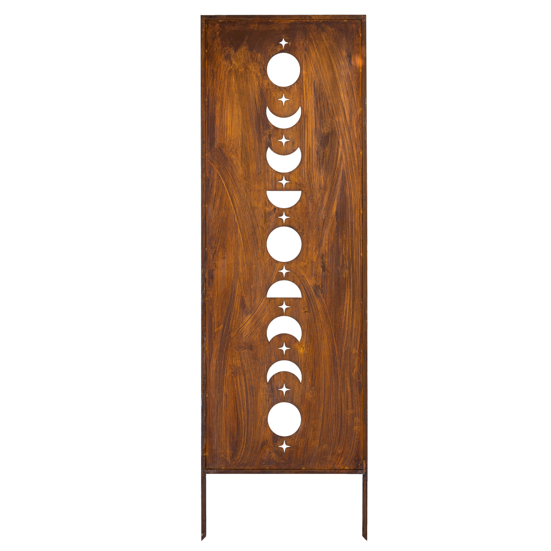 Sichtschutz Gartenpaneel Metall – Motiv Monde , 160 × 50 cm