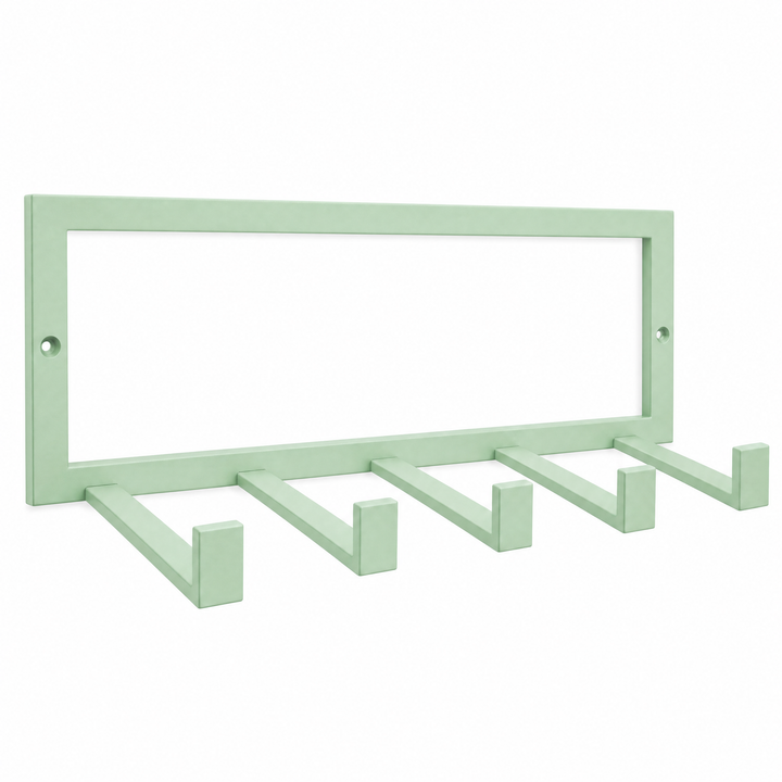 Wandgarderobe aus Metall mit Ablage | Handtuchregal und Garderobenhaken | Verschiedene Farben | Im Loft-Stil | 75 × 30 × 25 cm
