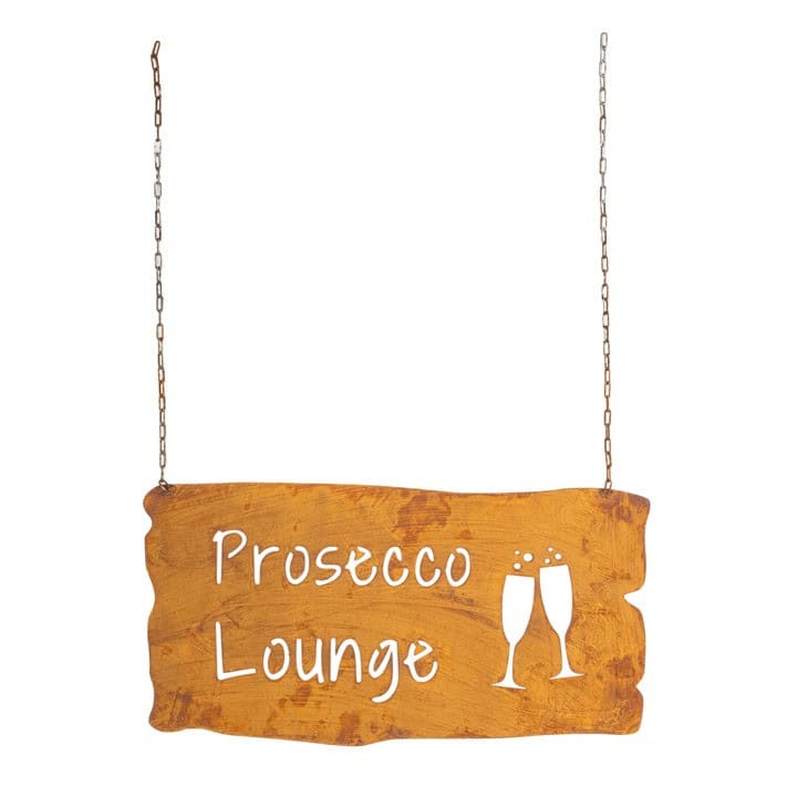 Metall Hängeschild „Prosecco Lounge“