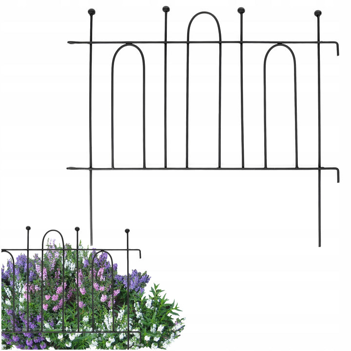 Gartenzaun Metall 70 × 60 cm