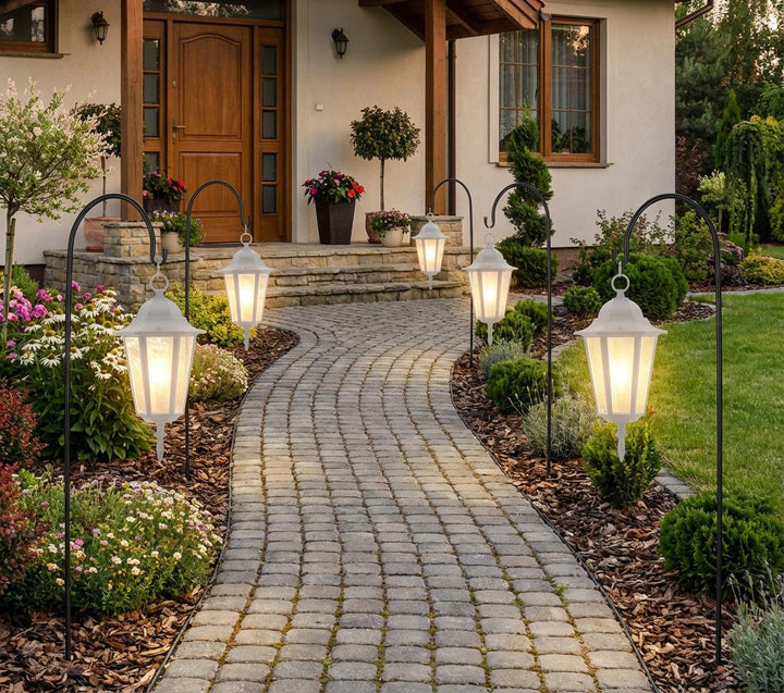 Hirtenhaken aus Metall – Gartenhaken für Laternen & Deko, 120 cm