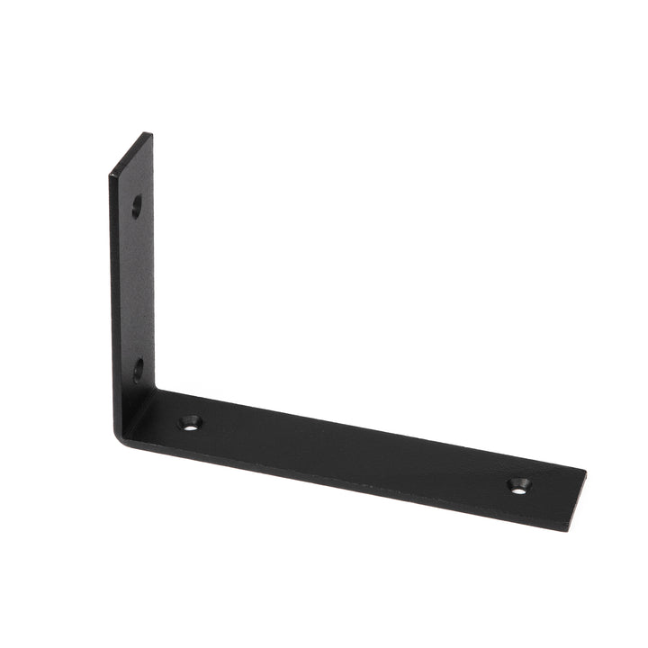 Regalhalterung Schwarz – Metall Regalträger für Wandregale, 19 × 13 cm