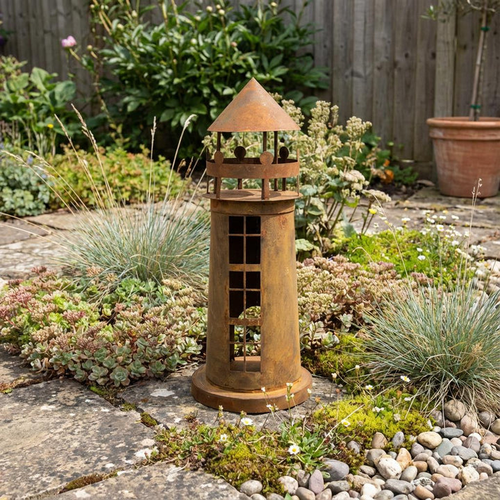 Leuchtturm Gartendekoration 50 cm, 50 cm