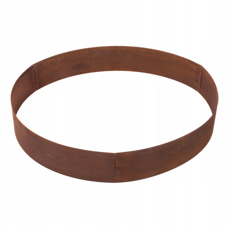 Rasenkante Metall Rostoptik – flexible Beeteinfassung, 1 m