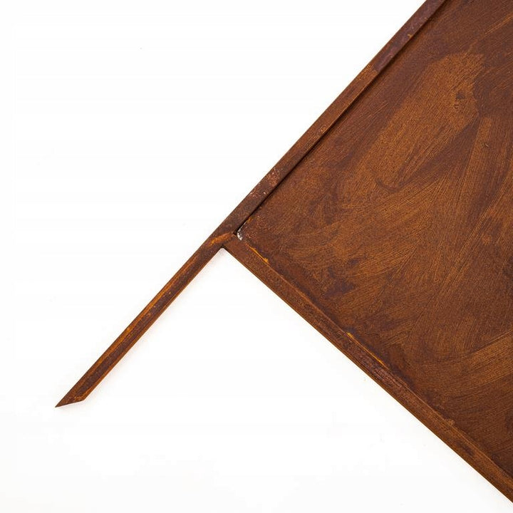 Sichtschutz Gartenpaneel Metall – Motiv Gras, 160 × 50 cm