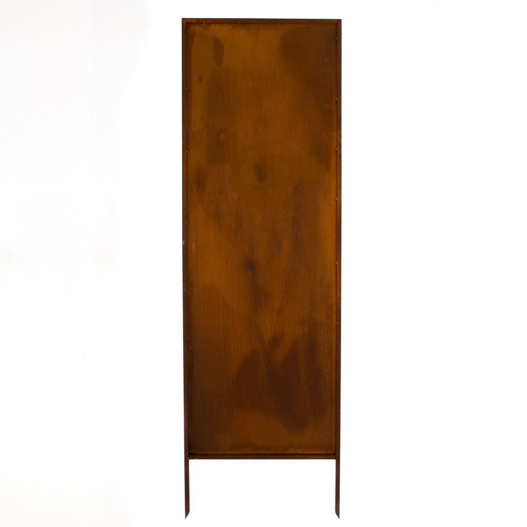 Sichtschutz Gartenpaneel Metall – Motiv Voll, 160 × 50 cm