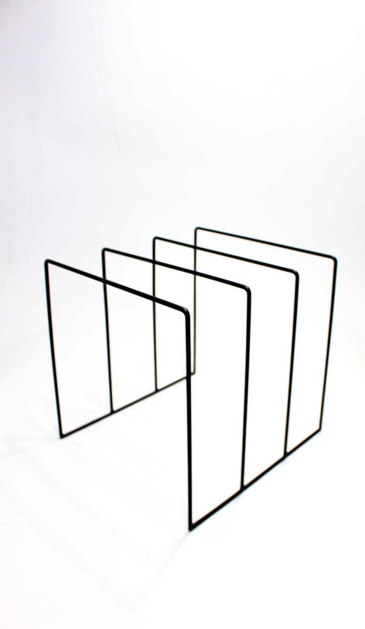 Schallplattenständer aus Metall – Vinyl Organizer mit 3 Fächern