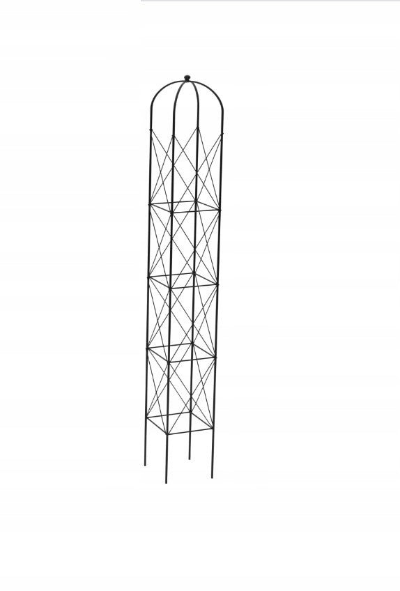 Staudenhalter aus Metall – Blumenhalter und Pflanzenstütze, Schwarz