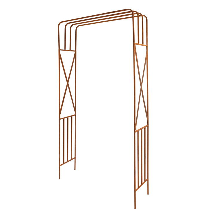 Rosenbogen Pergola aus Metall – Rankhilfe für Garten, 220 cm