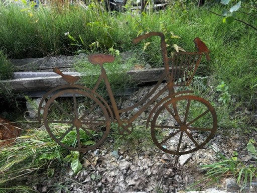 Rost Fahrrad Gartenstatuen & Gartendeko