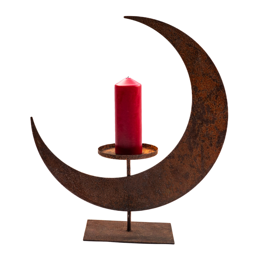 Black Metal Lantern – Candle Lantern for Indoor & Outdoor Use