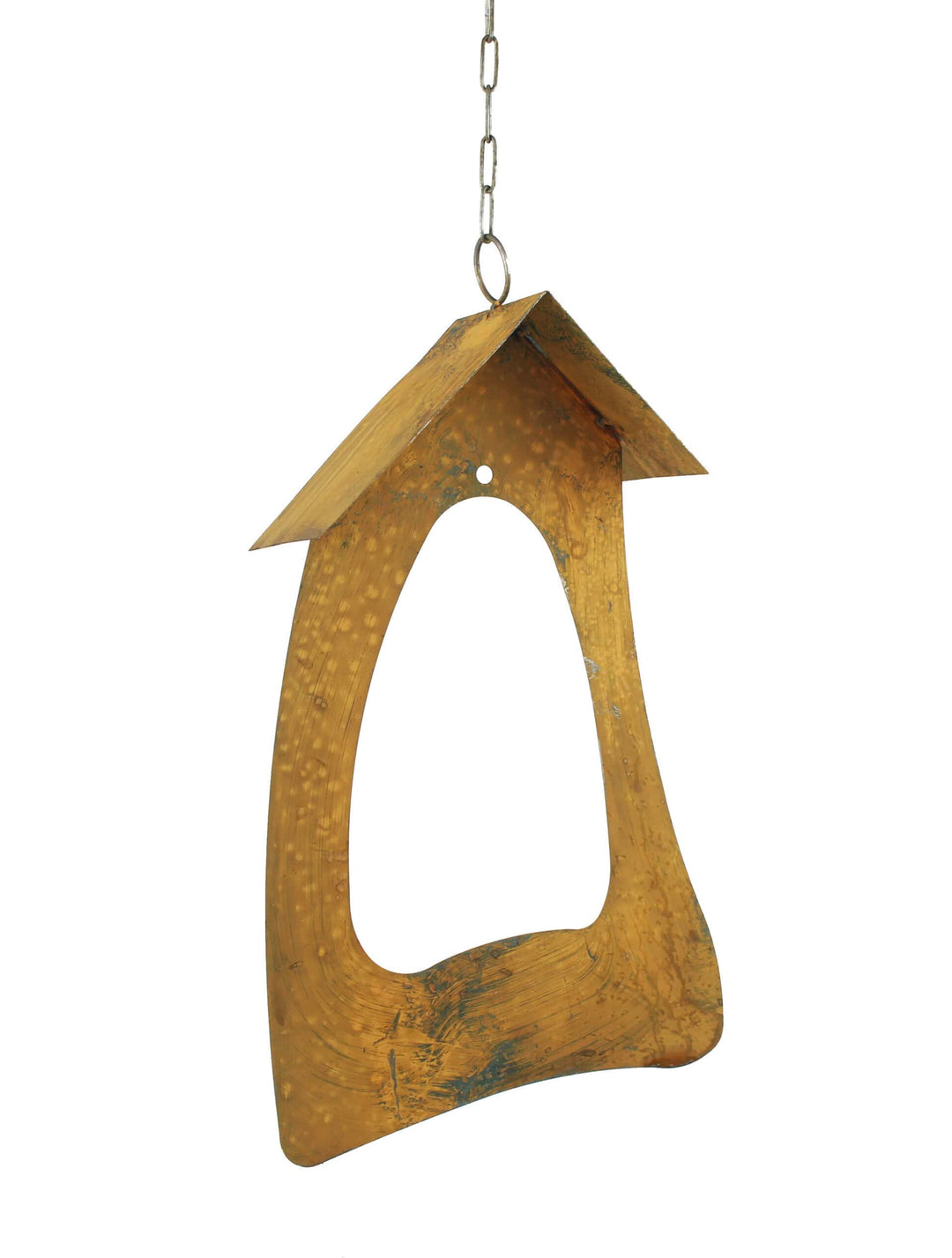 Vogelhaus & Futterspender aus Metall – Gartendeko mit Rostpatina