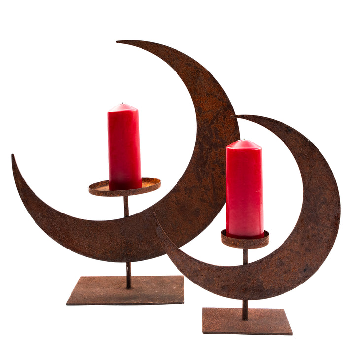 Black Metal Lantern – Candle Lantern for Indoor & Outdoor Use