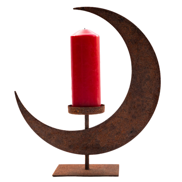 Black Metal Lantern – Candle Lantern for Indoor & Outdoor Use