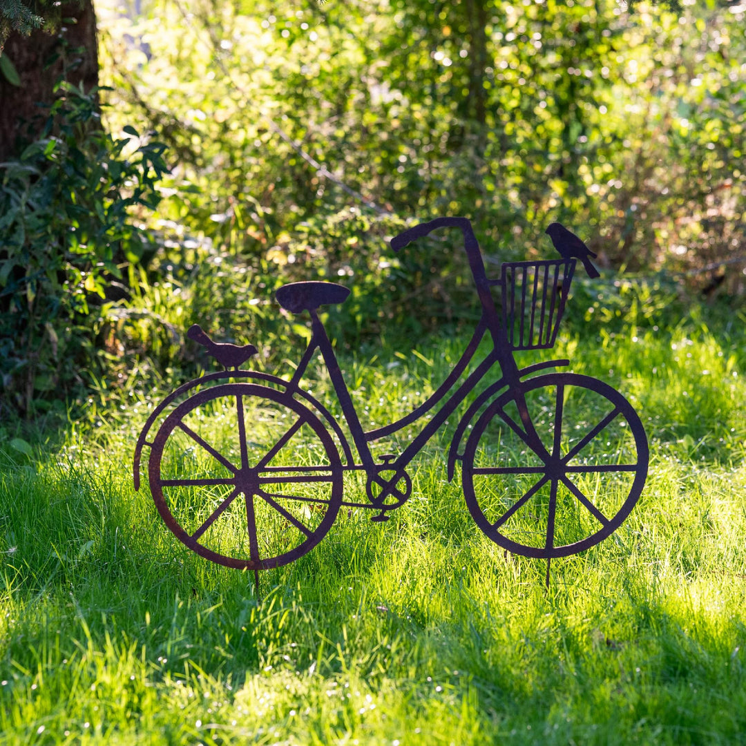 Rost Fahrrad Gartenstatuen & Gartendeko