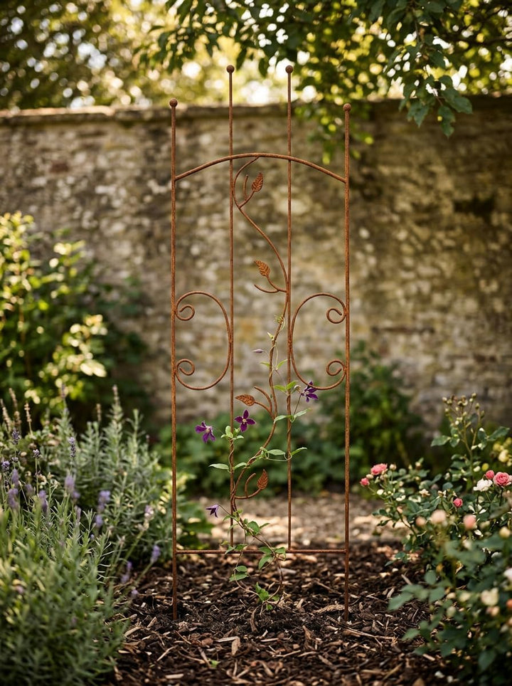 Staudenhalter 150 cm - Blumenhalter - Rankengewächs | Pflanzenstütze - Blumenstütze - Staudenstütze - Rankhilfe Strauchhalter - Rosenstütze