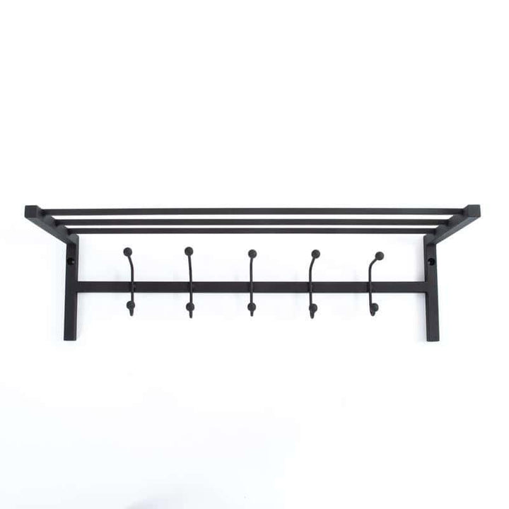 Wandgarderobe aus Metall mit Ablage – Funktionale Garderobe im modernen Design