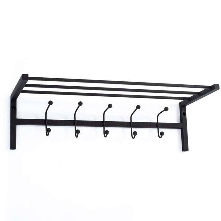 Wandgarderobe aus Metall mit Ablage – Funktionale Garderobe im modernen Design
