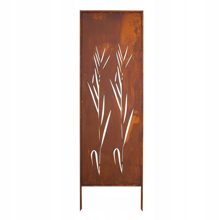 Sichtschutz Gartenpaneel Metall – Motiv Durchbrochenes Muster, 160 × 50 cm