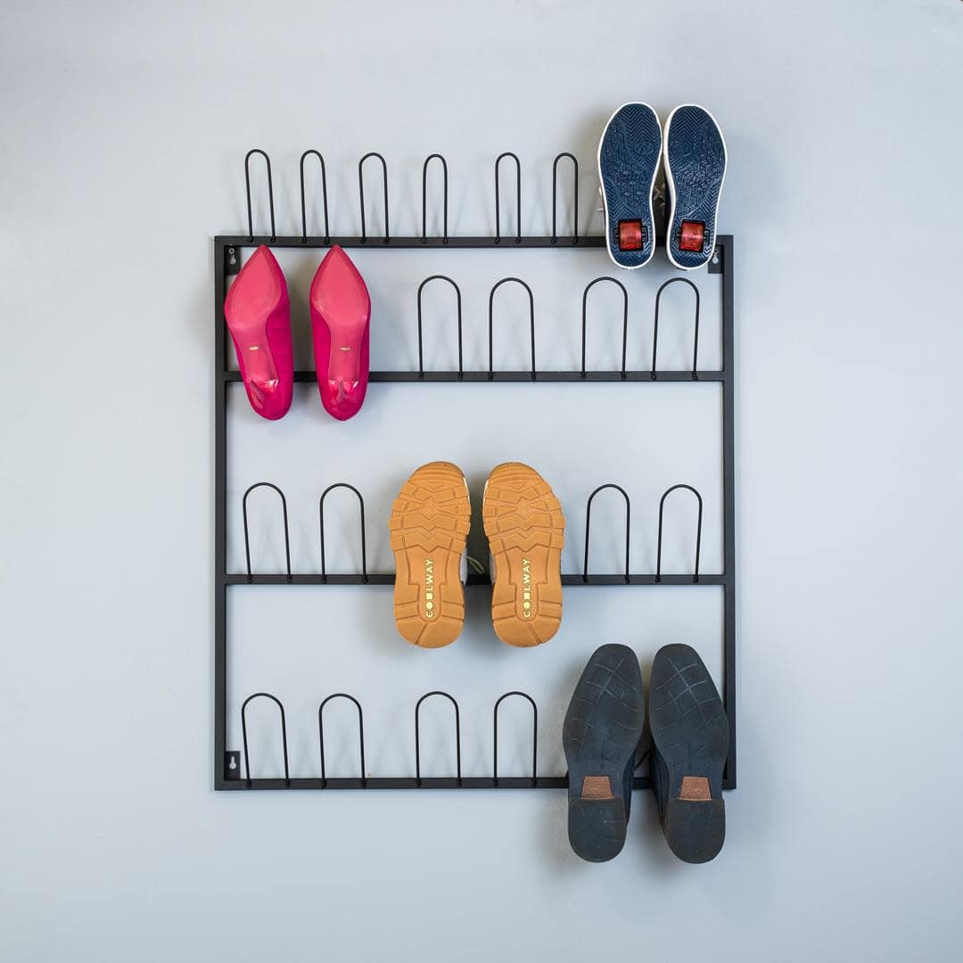 Schuhständer und Schuhtrockner aus Metall – platzsparender Schuhhalter