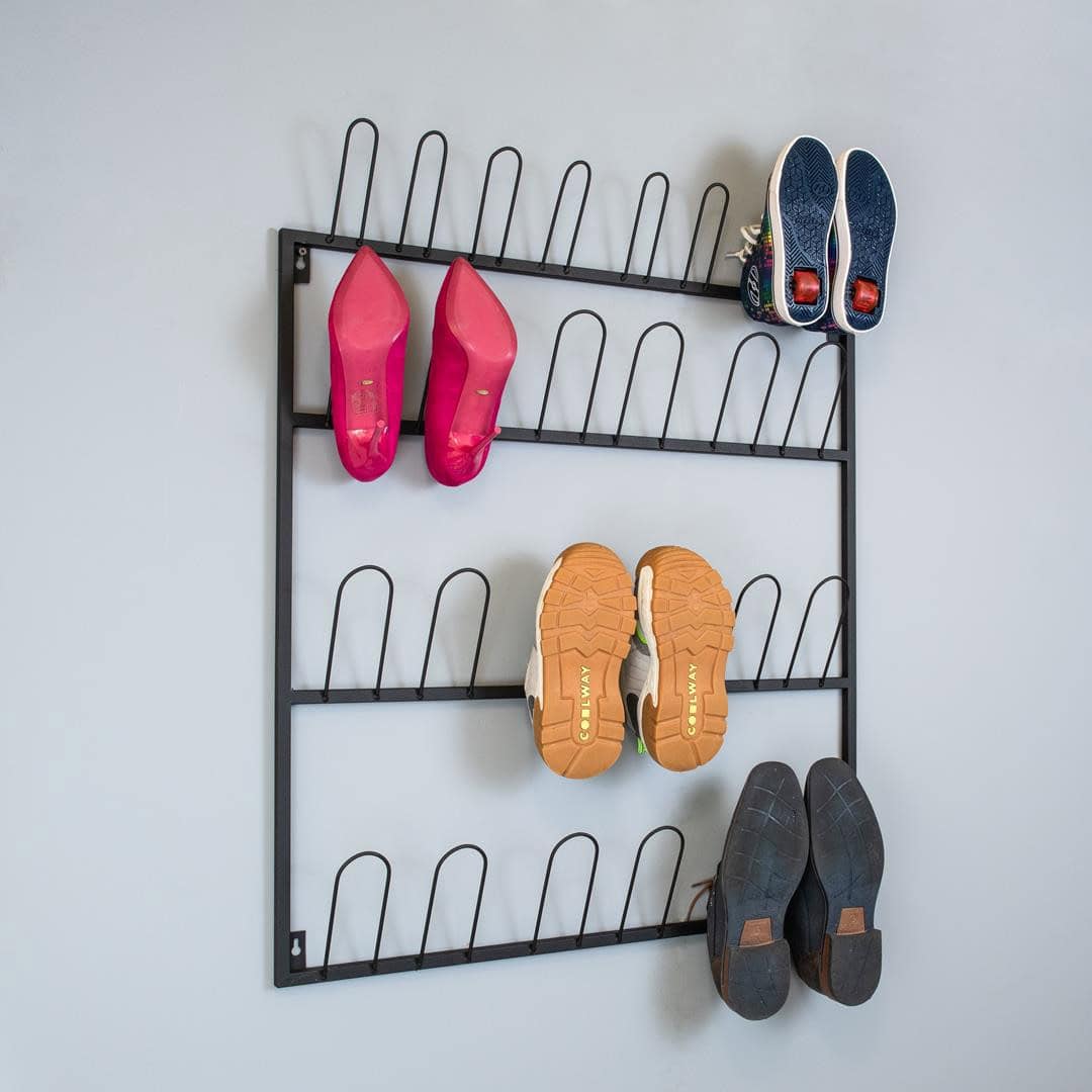 Schuhständer und Schuhtrockner aus Metall – platzsparender Schuhhalter