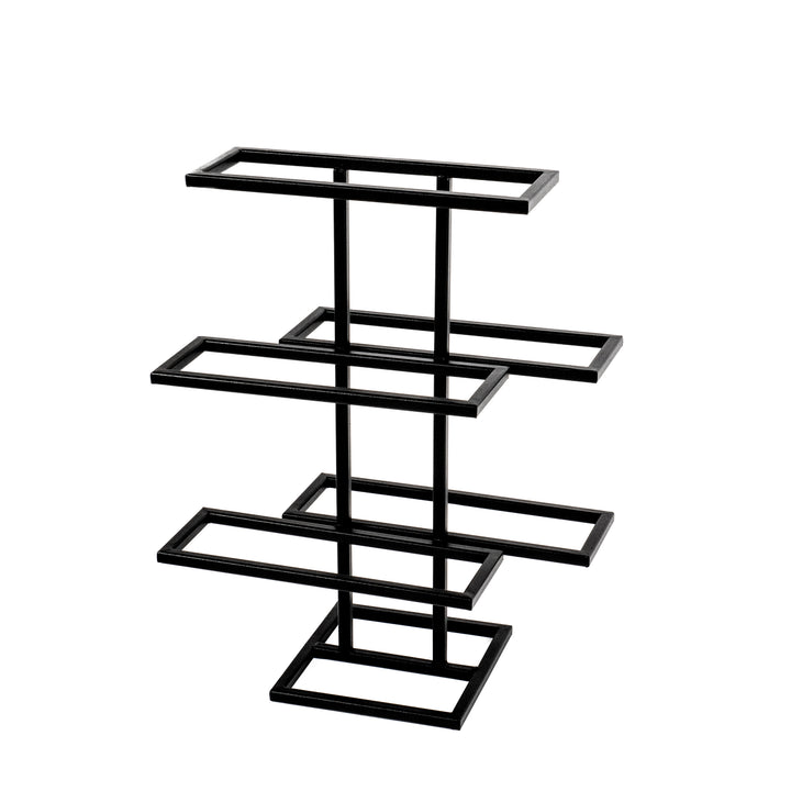 Freistehendes Weinregal aus Metall – Flaschenhalter für 5 Flaschen, 42 cm