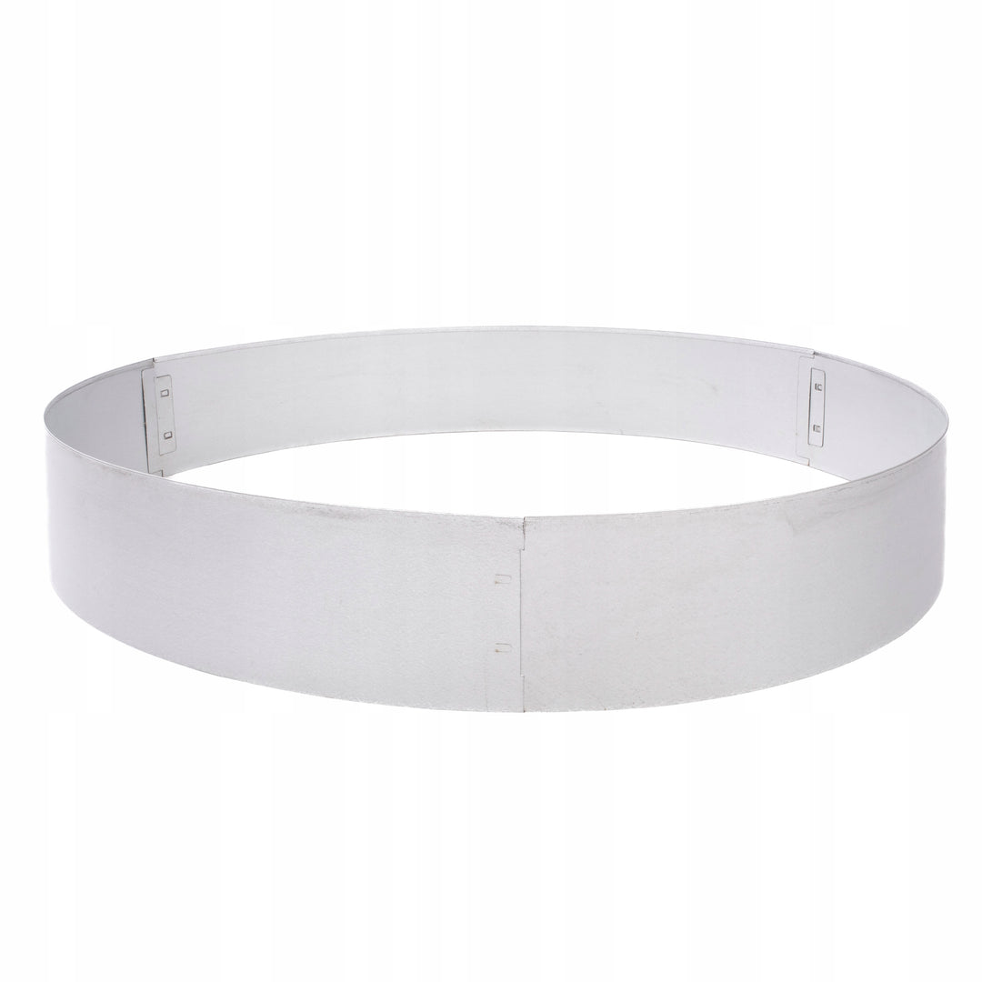 Rasenkante Metall Aluzinc – flexible Beeteinfassung, 1 m