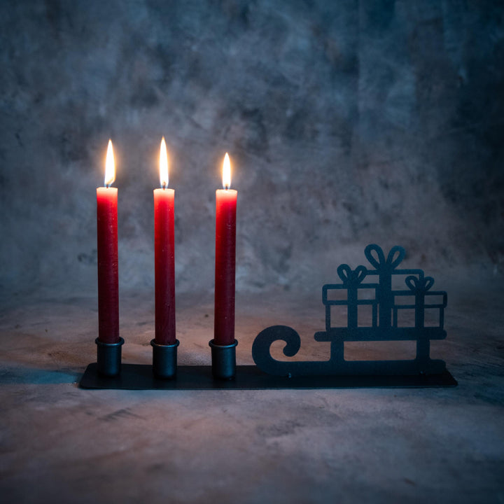 Kerzenständer aus Metall – moderner Kerzenhalter für Tischdeko