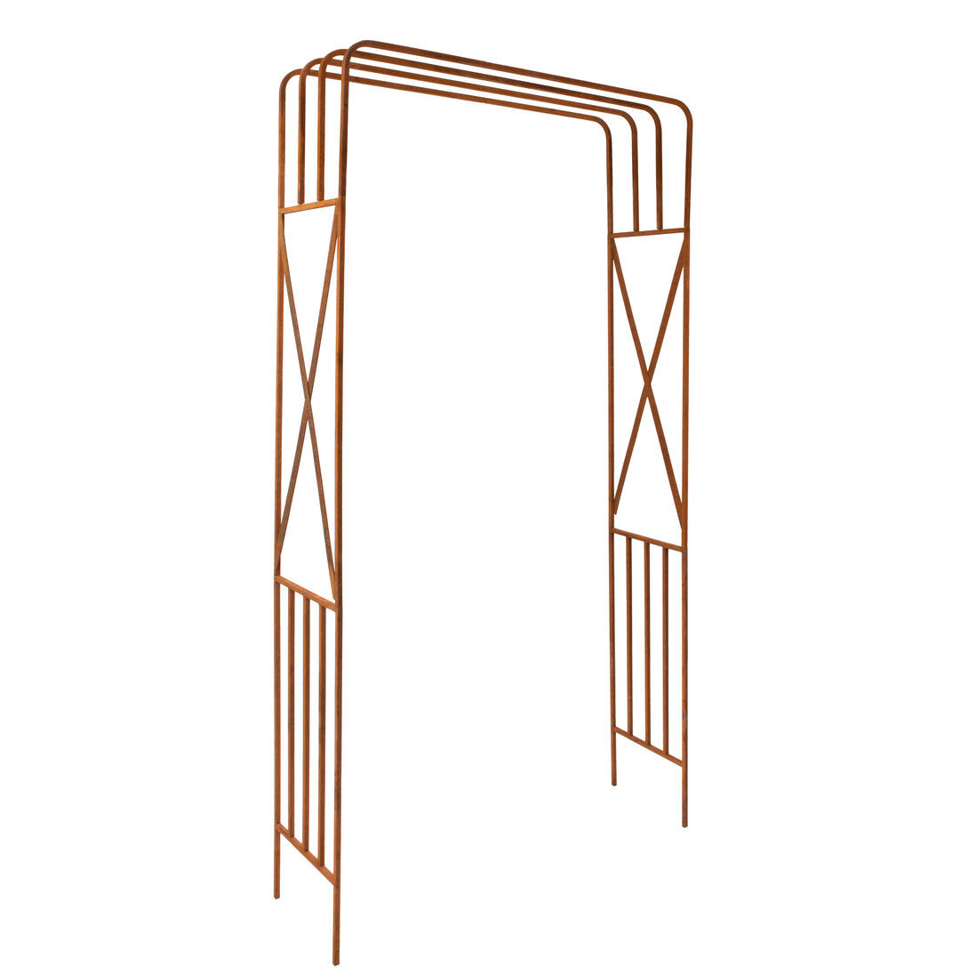 Rosenbogen Pergola aus Metall – Rankhilfe für Garten, 220 cm