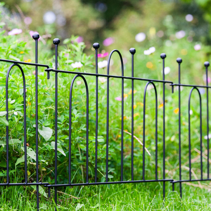 Gartenzaun Metall 70 × 60 cm
