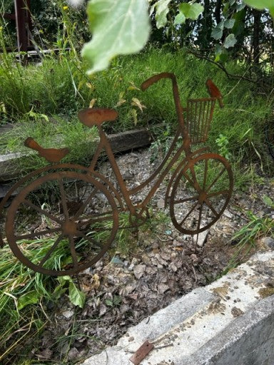 Rost Fahrrad Gartenstatuen & Gartendeko