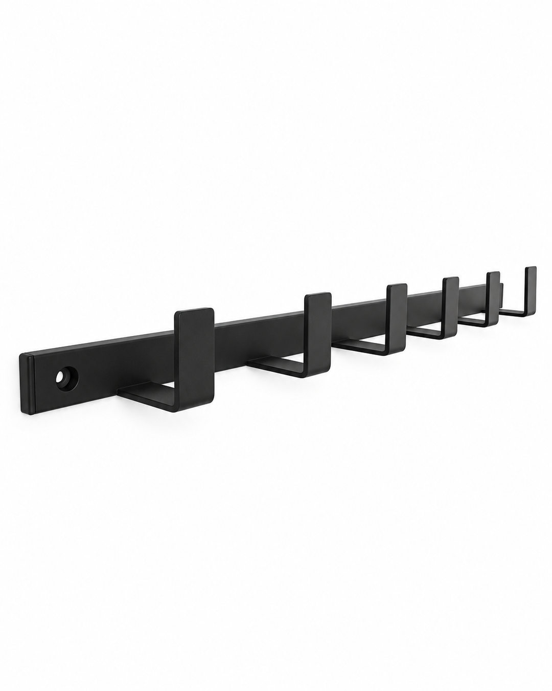 Wandgarderobe aus Metall mit 6 Haken | Verschiedene Farben | Im Loft-Stil | 69 × 5 cm