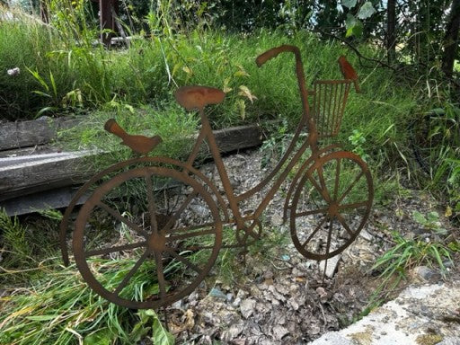 Rost Fahrrad Gartenstatuen & Gartendeko