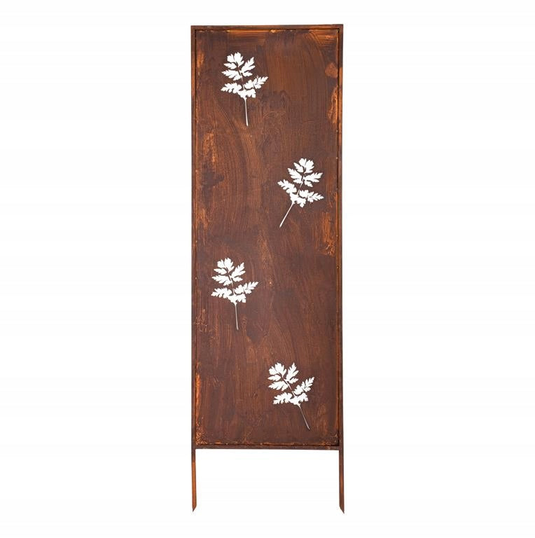 Sichtschutz Gartenpaneel Metall – Motiv Durchbrochenes Muster, 160 × 50 cm