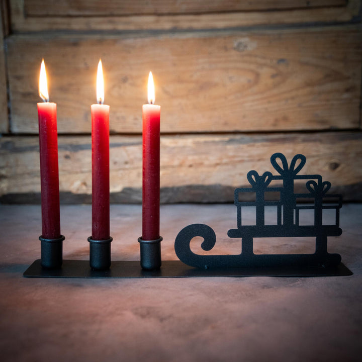 Kerzenständer aus Metall – moderner Kerzenhalter für Tischdeko